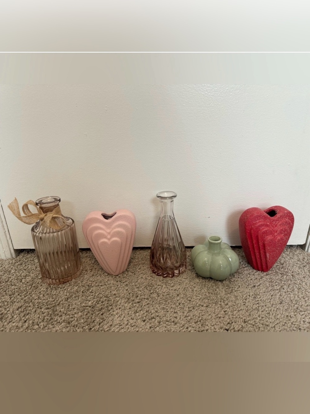 Ceramic / Glass Vases bundle Size Small